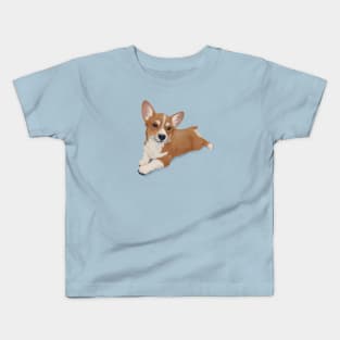 Corgi puppy Kids T-Shirt